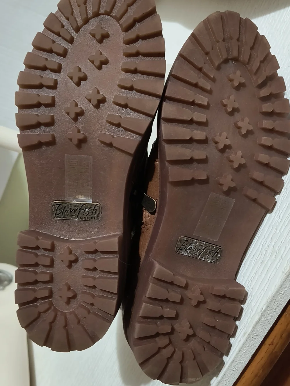 Brown Kids Ankle Boots with Buckle Strap